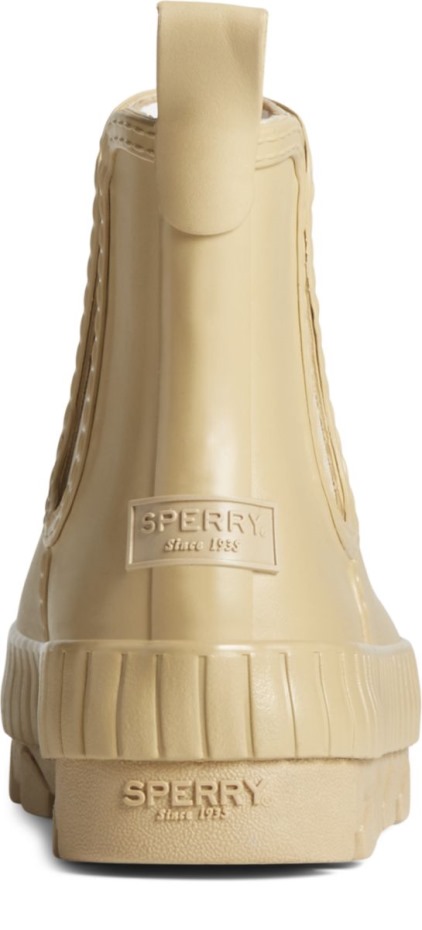 Bota De Lluvia De Goma Perlada Chelsea Sperry Torrent Caqui