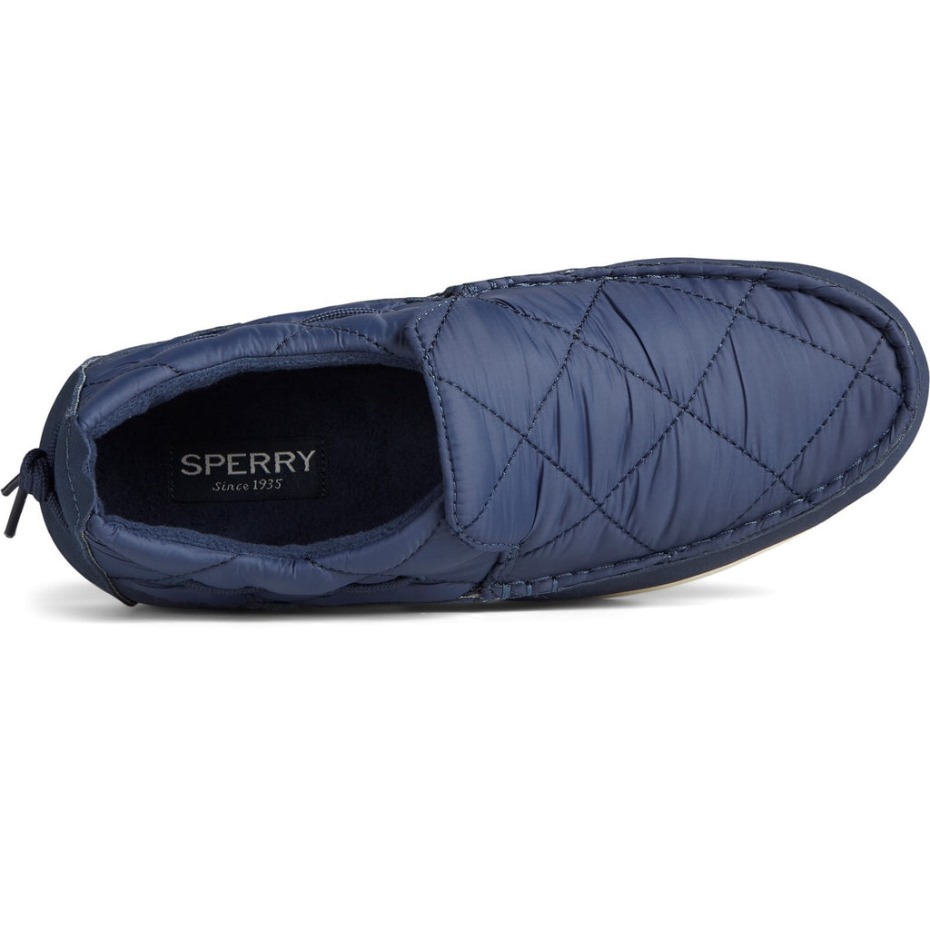 Sperry Mujer Moc-sider Nylon Slip On Azul Marino