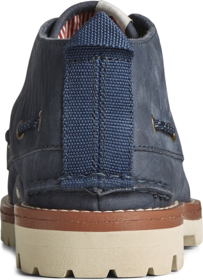 Sperry X Herschel Auténtico Original Vibram Chukka Sperry Azul Marino