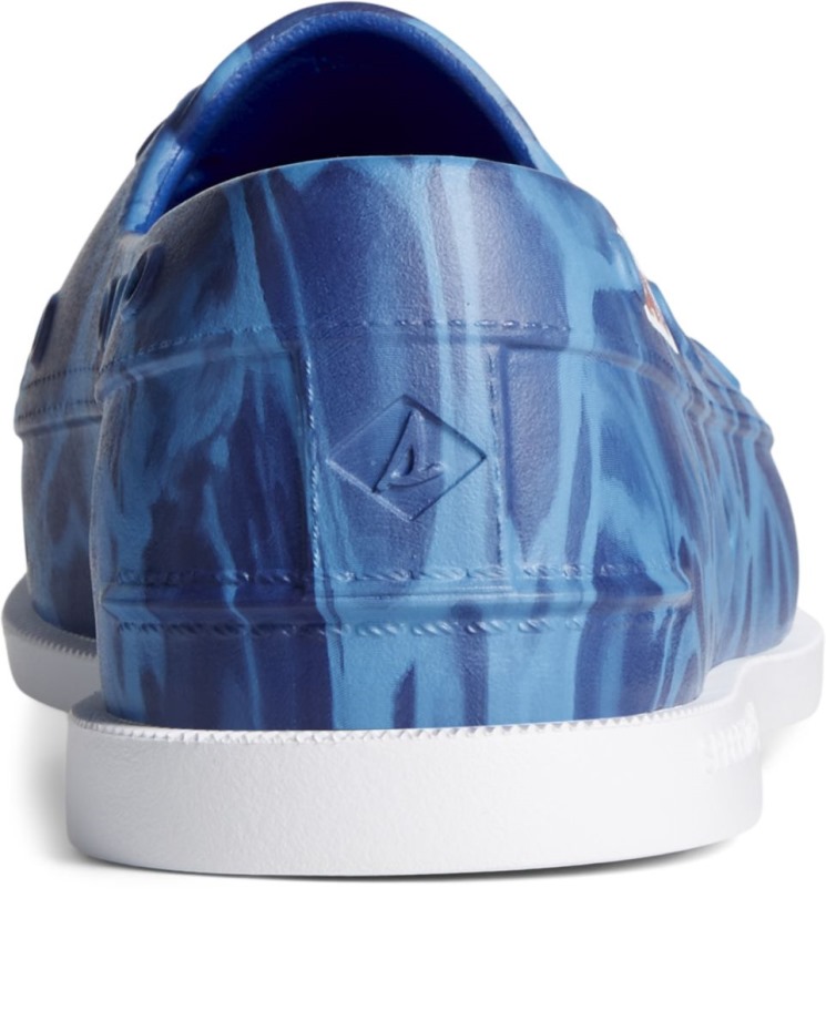 Sperry X Mandíbulas Auténtico Original Barco Flotador Zapato Sperry Azul Multi