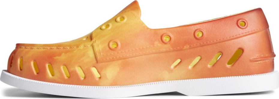 Sperry X Mandíbulas Auténtico Original Barco Flotador Sperry Naranja