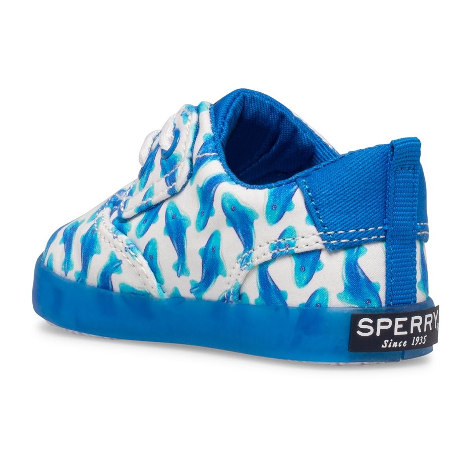 Spinnaker Cuna Junior Zapatillas Lavables Blanco Azul Sperry