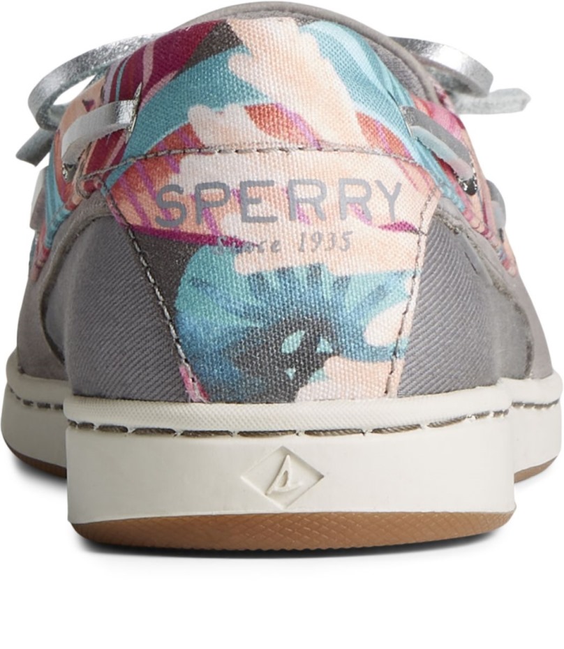 Estrella De Mar Coral Floral Náutico Sperry Gris Multi