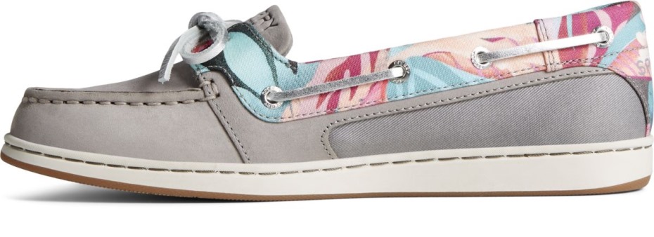 Estrella De Mar Coral Floral Náutico Sperry Gris Multi