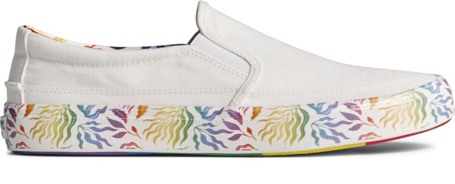 Zapatilla Sin Cordones Striper Ii Twin Gore Pride Blanco Multi Sperry