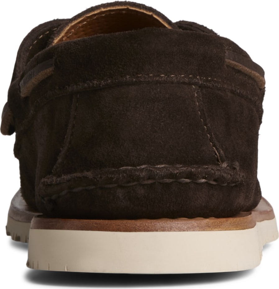 Sunspel X Sperry Auténtico Original Náutico De Ante Con 2 Ojales Ameretto Sperry