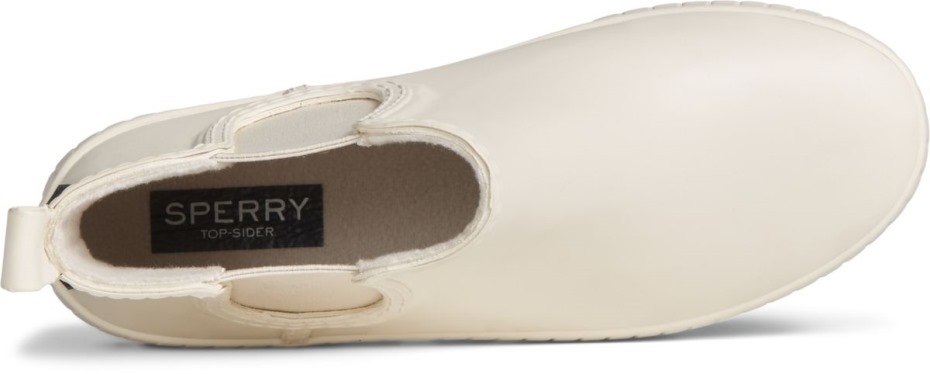 Bota De Lluvia De Goma Mate Torrent Chelsea Blanco Sperry