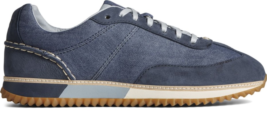 Zapatilla De Deporte De Felpa Sperry Azul Marino