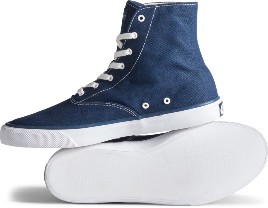 Zapatilla De Lona Unisex Cloud Cvo Hi Core Azul Marino Sperry