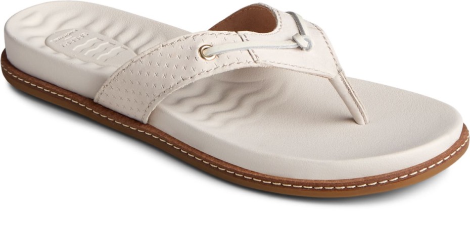 Chanclas Waveside Plushwave Marfil Sperry