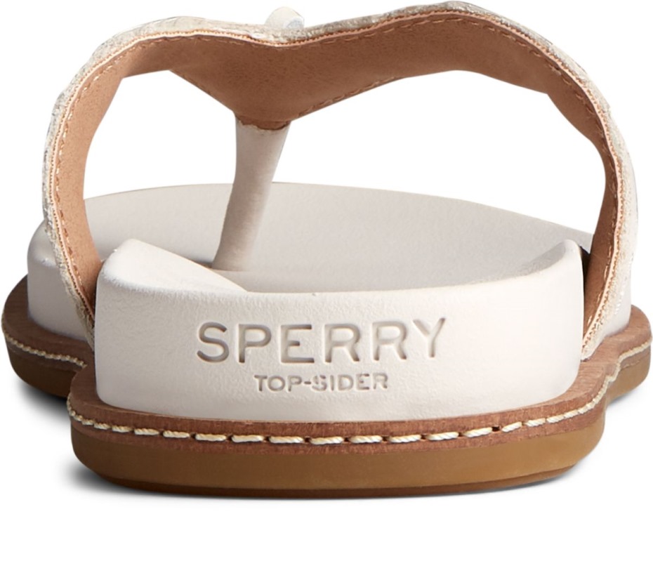Chanclas Waveside Plushwave Marfil Sperry