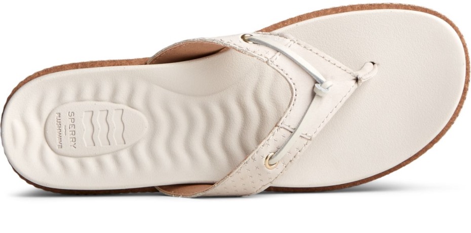 Chanclas Waveside Plushwave Marfil Sperry