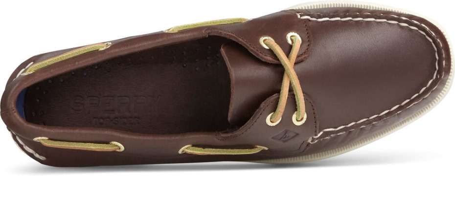 Náutico Mujer Original Auténtico Marrón Sperry
