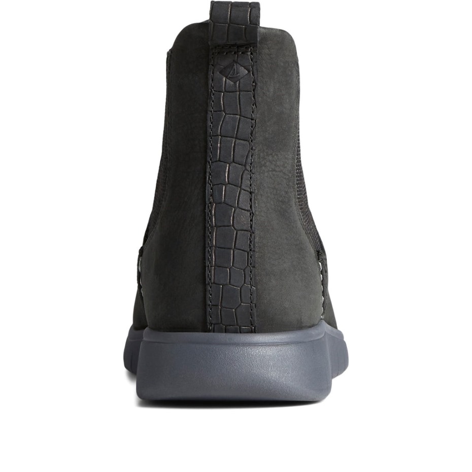 Botines Chelsea Para Mujer Coastal Plushwave Negro Sperry