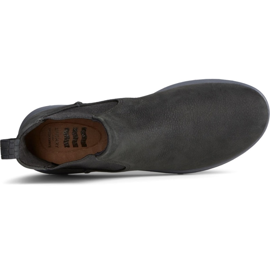 Botines Chelsea Para Mujer Coastal Plushwave Negro Sperry