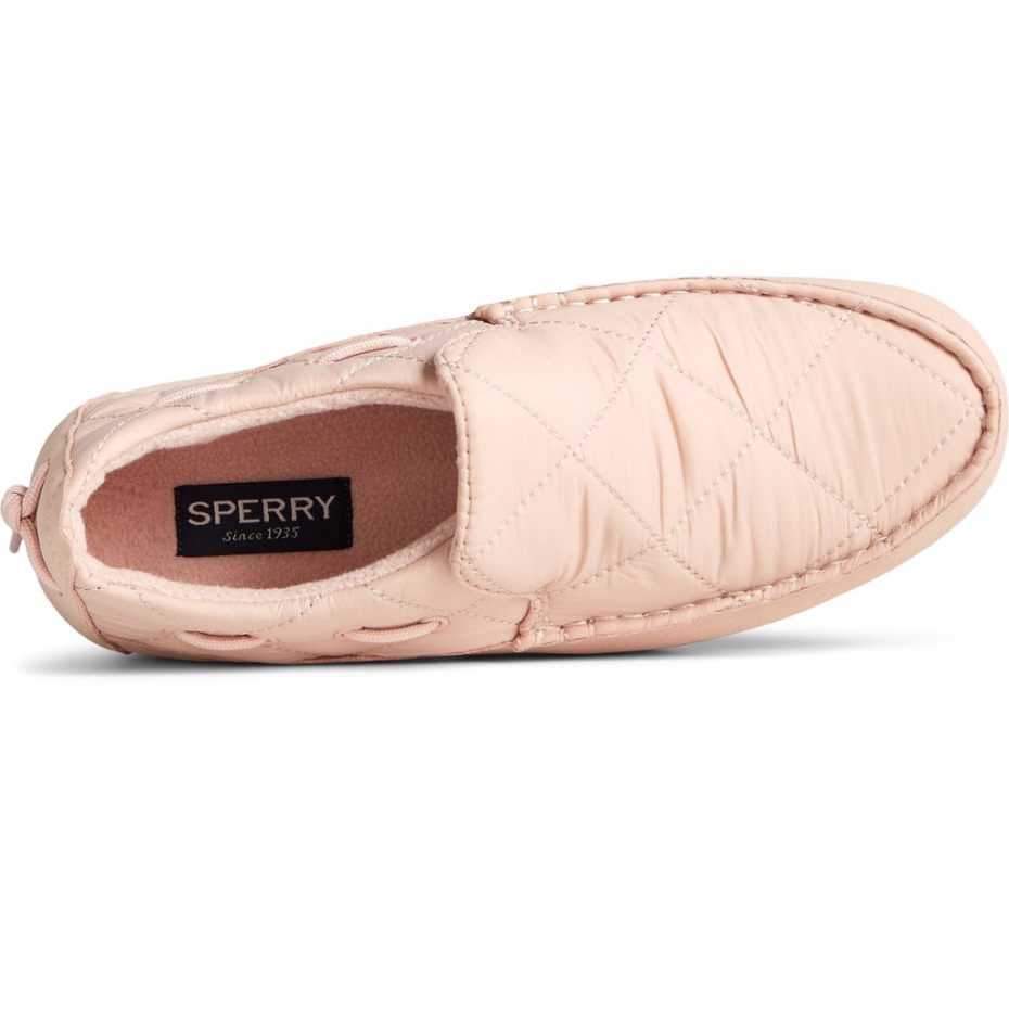 Slip On Sperry Blush De Nailon Moc-sider Para Mujer