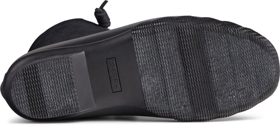 Bota De Agua Salada Para Mujer Sperry Negra