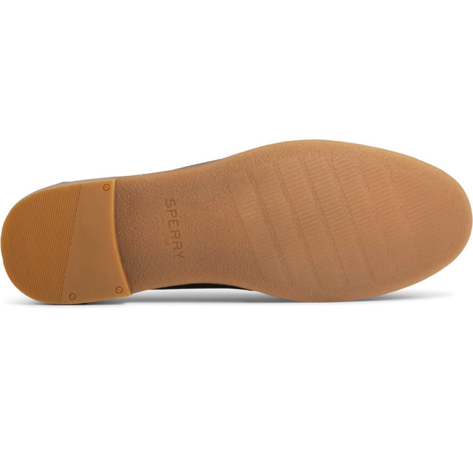 Mocasines Mujer Seaport Penny Negro Sperry