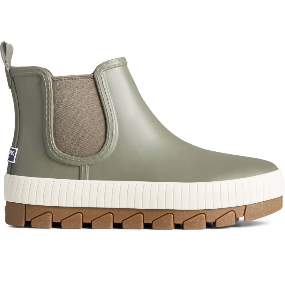 Botines Chelsea Mujer Torrent Olivo Sperry