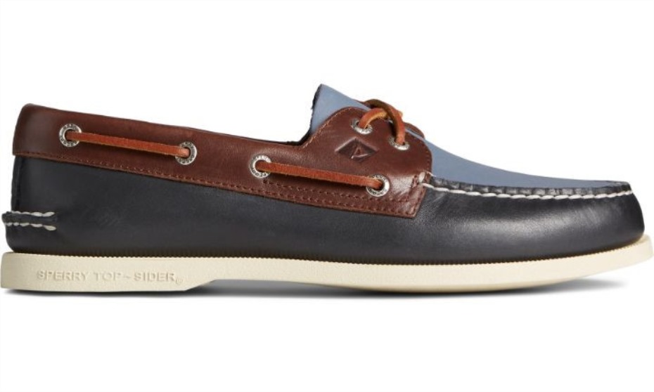 Sperry Auténtico Original 2-eye Marrón Tritono De Los Hombres