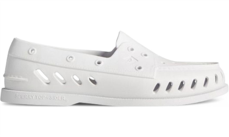 Sperry Auténtico Original Flotador De Hombre Blanco